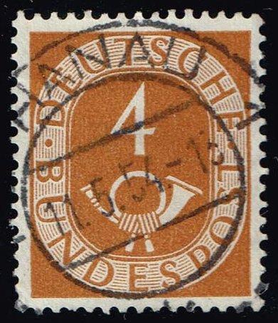 Germany #671 Numeral and Post Horn; Used (0.30)