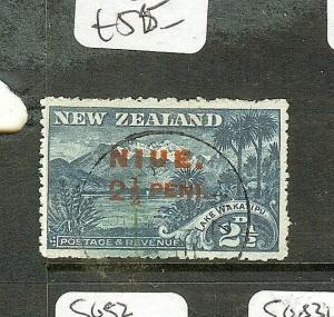 NIUE  ((P1701B) 2 1/D  SG20   VFU