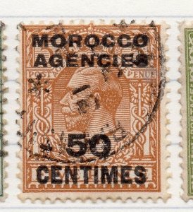 Morocco Agencies 1930s Early Issue Fine Used 50c. Surcharged 205800