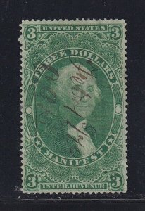 R86c VF used revenue neat cancel with nice color cv $ 55 ! see pic !