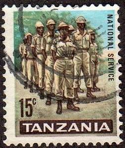 Tanzania 7 - Used - 15c Army Squad (1965) (cv $0.60)