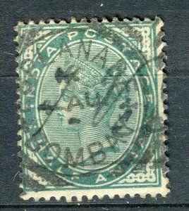 INDIA; 1890s early classic QV issue 1/2a. value, + fair Postmark, Bombay