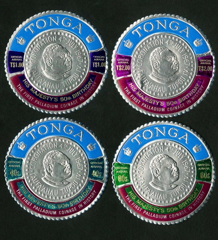 Tonga Stamps # CO21-4 VF OG NH