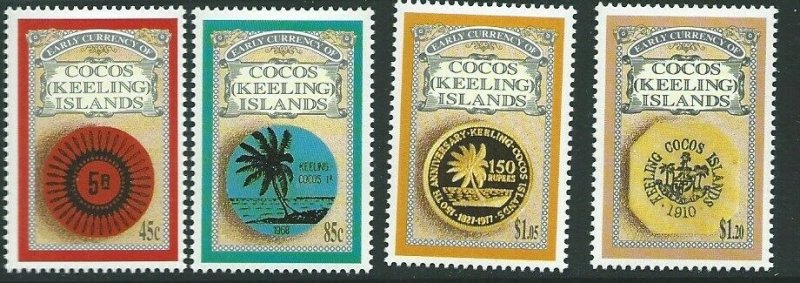 COCOS (KEELING) ISLANDS SG280/3 1993 EARLY CURRENCY MNH 