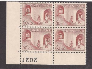 GREENLAND SC# B3  B/4 VF/MNH