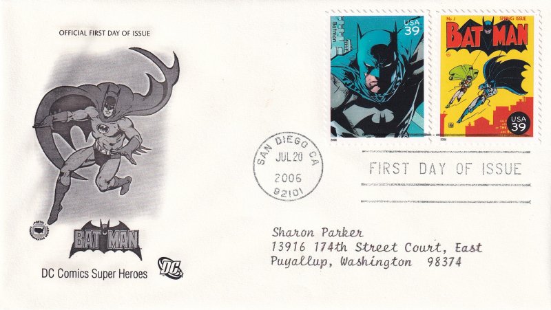 2006, DC Comics-Batman, PCS, FDC(E14948)