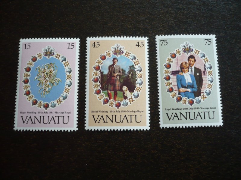 Stamps - Vanuatu - Scott# 308-310 - Mint Never Hinged Set of 3 Stamps