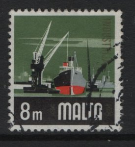 Malta   #457  used  1973  industry  8m