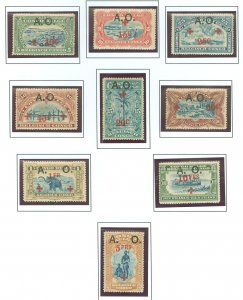 German East Africa #NB1-9 Unused Single (Complete Set)