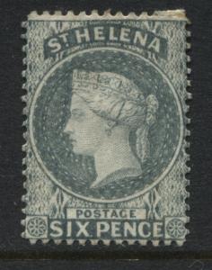 St. Helena 1889 6d gray perf 14 mint o.g.