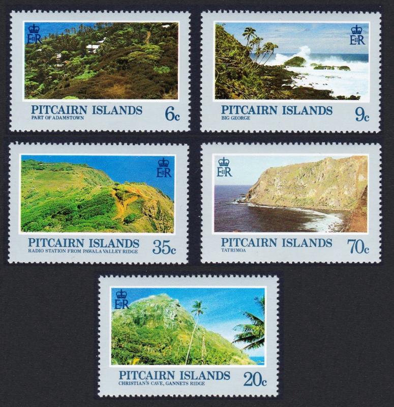 Pitcairn Landscapes 5v SG#211-215 SC#198-202