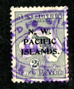 1915 North West Pacific Islands Sc#1 used ( 1643 BCX2 )