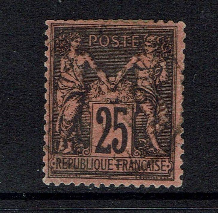 France - SC# 93 - Used (Hinge Rem) - Lot 041617