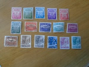 Indonesia  #  371-86  used / MNH