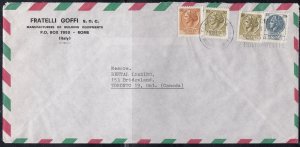 Italy -1971 Airmail Cover to Canada