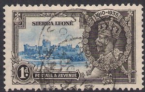 Sierra Leone 1935 KGV 1d Silver Jubilee Used SG 181 ( C795 ) 
