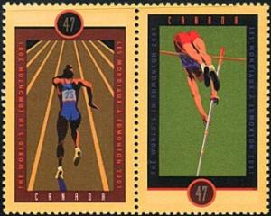 CANADA 2001, IAAF World Champio, MNH # 1908a