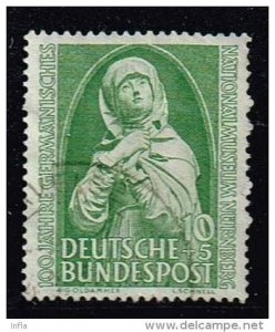 Germany 1952,Sc.#B324 used, Nüremberg Madonna