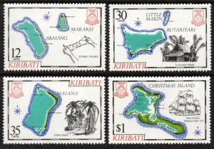 Kiribati Sc #369-372 MNH