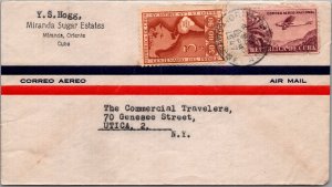 CUBA YRS'1940-90 ISSUE POSTAL HISTORY AIRMAIL COVER ADDR USA