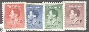 New Guinea, Scott #48-51, MH, complete set