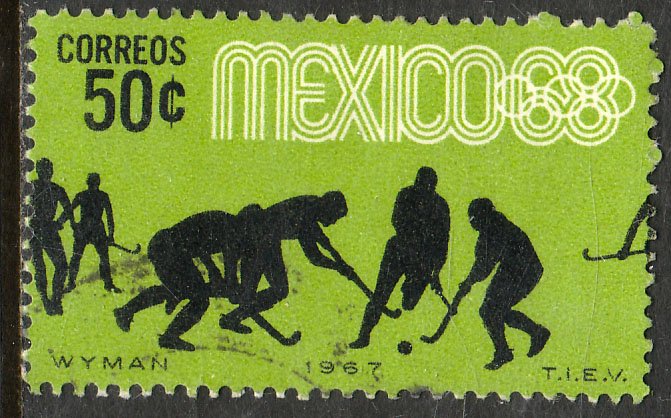 MEXICO 983, 50c Hockey 3rd Pre-Olympic Set 1967. Used. VF. (644)