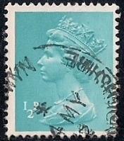 Great Britain #622 1/2P Queen Elizabeth 2, Stamp used F-VF