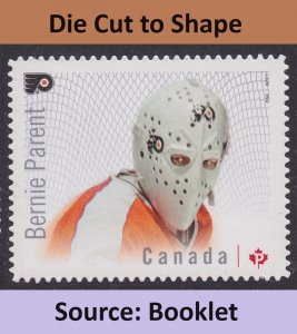 Canada 2871i NHL Great Canadian Goalies Bernie Parent P DCTS single MNH 2015