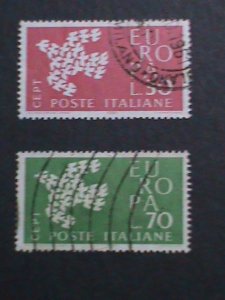 ITALIA-VERY OLD EUROPA USED STAMPS SET  VERY FINE WE SHIP TO WORLD WIDE