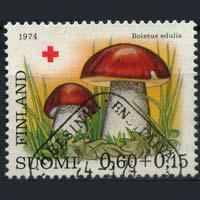 FINLAND 1974 - Scott# B202 Mushrooms 60p Used