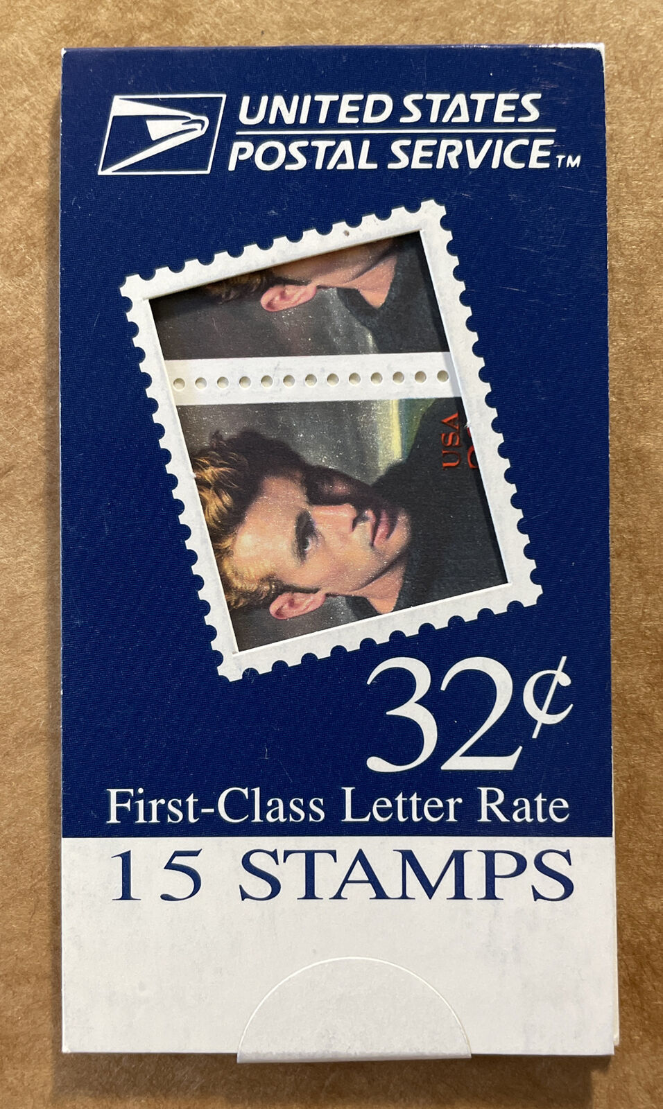 BK250 JAMES DEAN (3082a) Makeshift Booklet of 15 US 32¢ Stamps MNH 1996