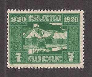 ICELAND SC# 154  FVF/MOG  1930