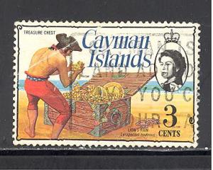 Cayman Islands Sc # 332 used  (DT)