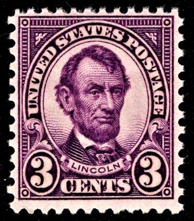US 635 MNH VF 3 Cent Abraham Lincoln