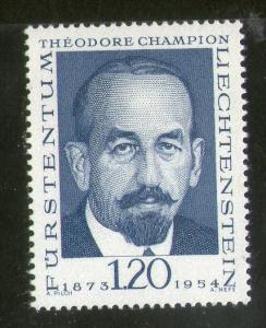 Liechtenstein 1968-69 Theodore Champio Pionieers of Philatelic Sc 451 MNH # 2963