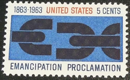 1963 5c Emancipation Proclamation Scott 1233 Mint NH