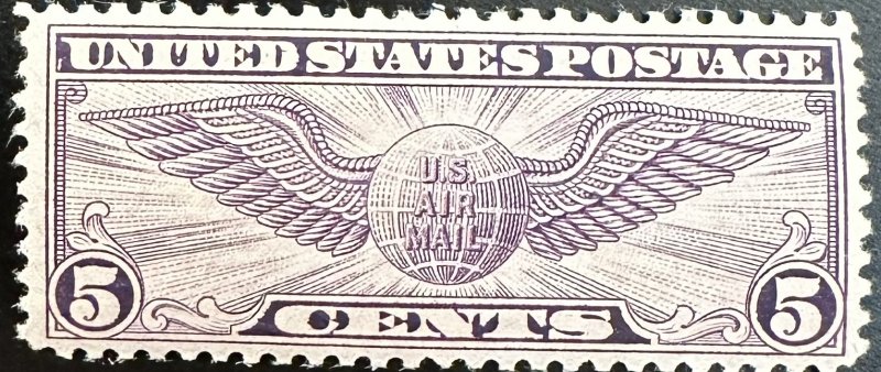 US #C16 MH F/VF 5c Wings Airmail 1931 SCV~$5 [B2.3.1]