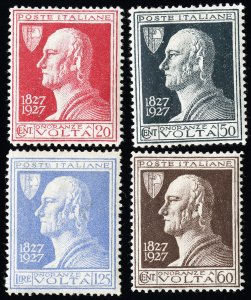 Italy Stamps # 188-91 MNH VF Scott Value $50.00