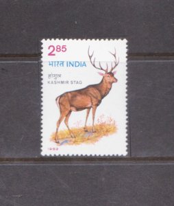 INDIA - 1982 KASHMIR STAG - 1V - MINT NH