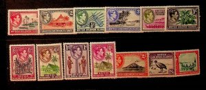 SOLOMON ISL Sc 67-79 NH ISSUE OF 1938 - RARE AS COMPLETE SET