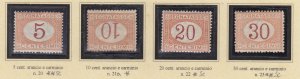 Italy Regno - Extended Collection Umberto I - cv 4400$ Segnatasse (Tax)