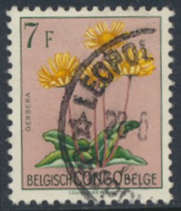 Belgium Congo  Used   Flowers SC# 279  please see details and scans 