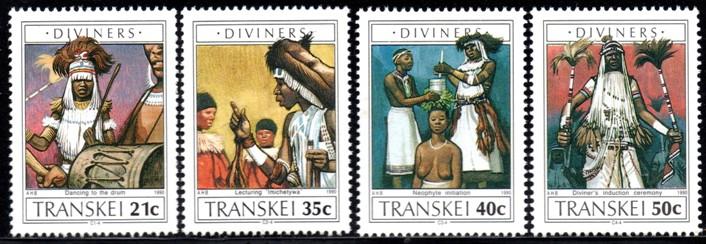 Transkei - 1990 Diviners Set MNH** SG 253-256