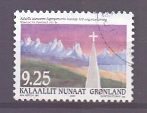 Greenland  #444  used  2005  centenary of Church Law