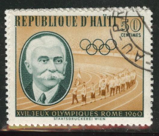 HAITI Scott 464 used 1960 olympic  cto