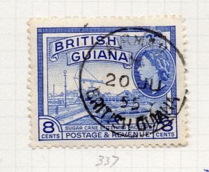 British KUT 1953 QEII Early Issue Fine Used 8c. NW-206587