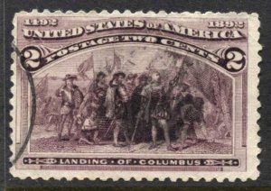 United States #231 Columbian Expo Used