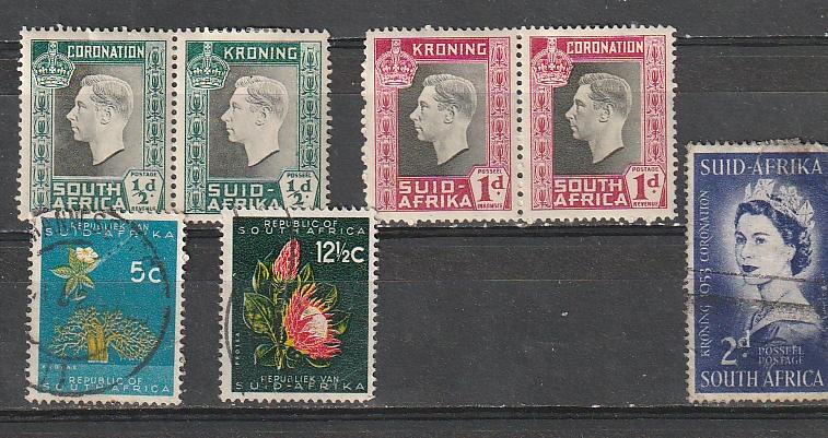 #74-5,192,260,263 South Africa Mint OGH & Used