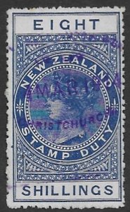 New Zealand AR-40   1908   8 sh fine used