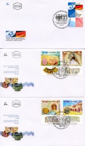 ISRAEL SELECTION OF 21 DIFFERENT 2005 FIRST DAY COVERS AS SHOWN